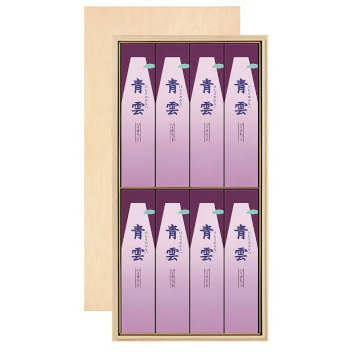 青雲バイオレット 木箱進物 サック8入 包装品 ×1点【送料込み】 #hrm-4902125669130