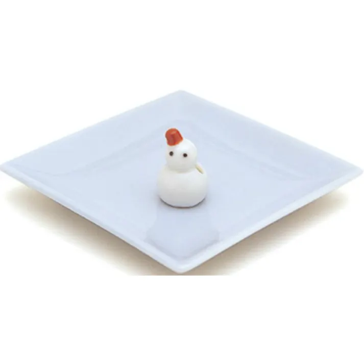 陶器香皿&雪ダルマ香立 ×1点【送料込み】 #hrm-4902125975316