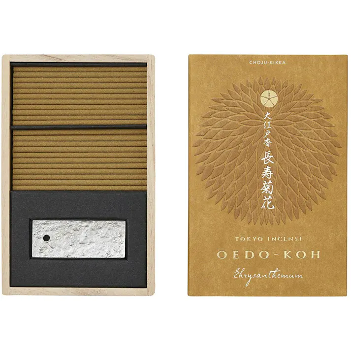 【6点まとめ買い】大江戸香 長寿菊花 スティック60本入 香立付 × 6点【送料込み】 #hrm-4902125382046