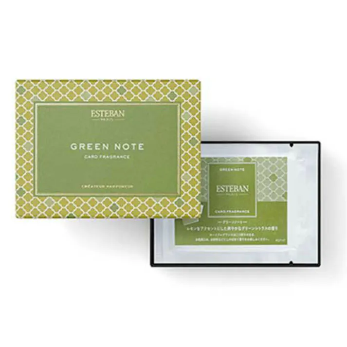 ESTEBAN(エステバン)カードフレグランス グリーンノート ×1点【送料込み】 #hrm-4902125521476