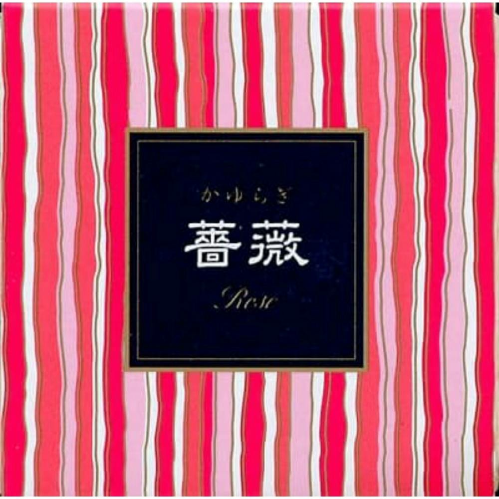 【6点まとめ買い】かゆらぎ 薔薇 コーン１２個入 香立付 × 6点【送料込み】 ＃hrm-4902125384552