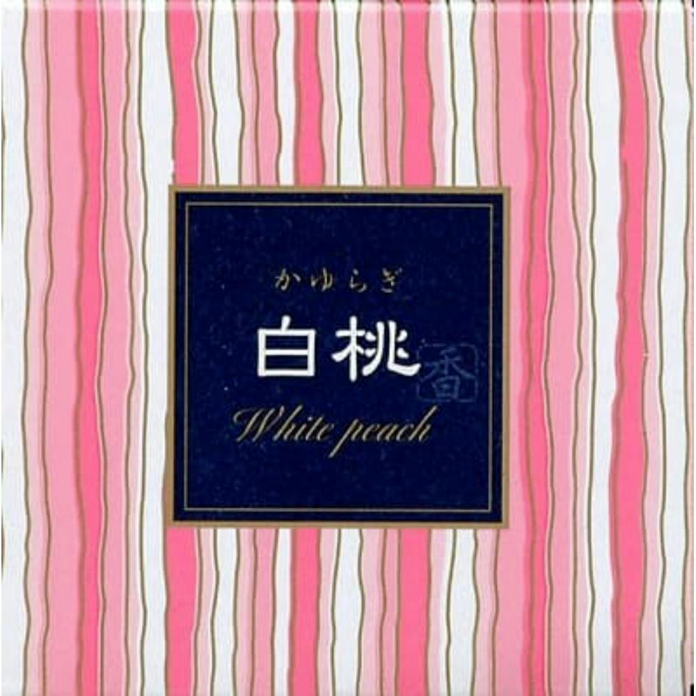 かゆらぎ 白桃 コーン１２個入 香立付 ×1点【送料込み】 ＃hrm-4902125384545
