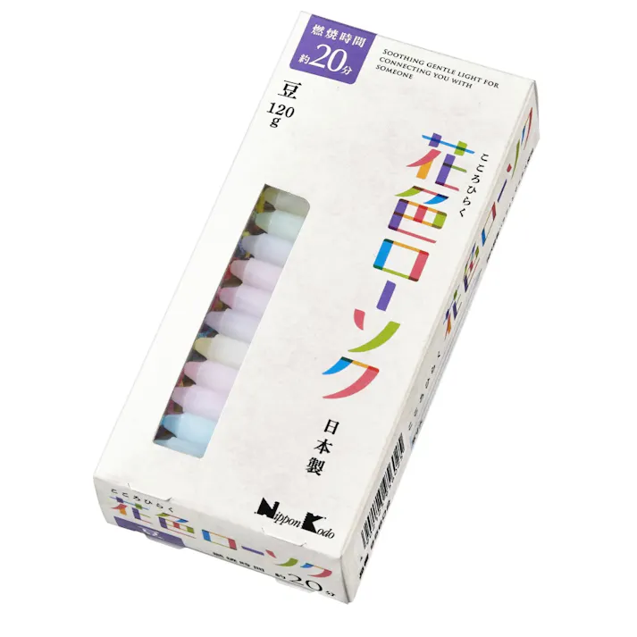 【5点まとめ買い】花色ローソク 豆 120g × 5点【送料込み】 #hrm-4902125956025