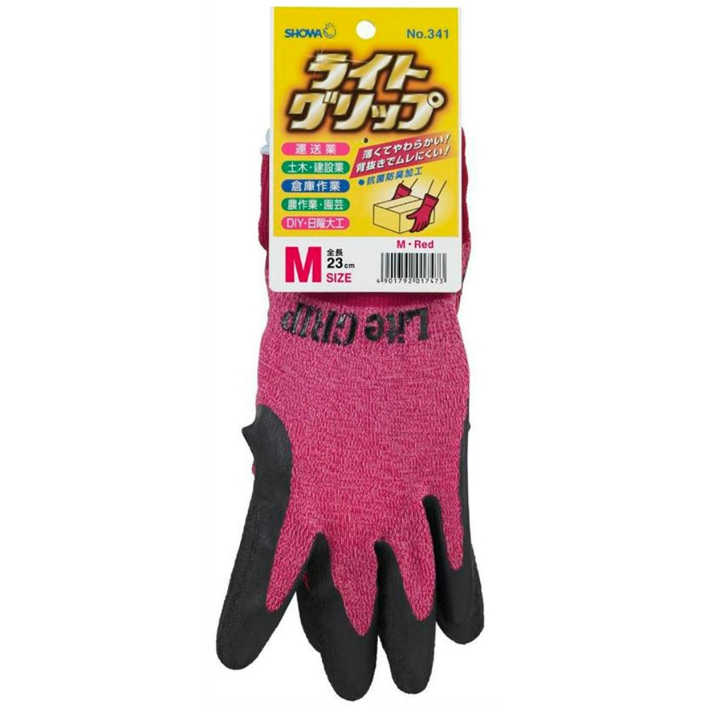 ライトグリップ(タグ付き)Mレッド ×1点 #hrm-4901792017473 作業着・作業服・安全靴 ライトグリップ(タグ付き)Mレッド ×1点 #hrm-4901792017473 作業着・作業服・安全靴
