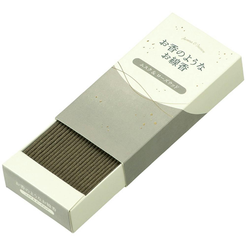 お香のようなお線香 ムスク&ローズウッド × 60点 #hrm-4901435215129 神具・仏具 お香のようなお線香 ムスク&ローズウッド × 60点 #hrm-4901435215129 神具・仏具