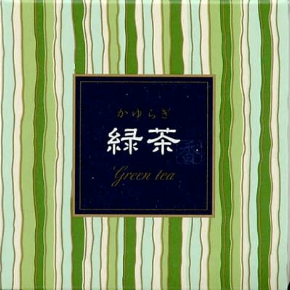 かゆらぎ 緑茶 コーン１２個入 香立付 ×1点【送料込み】 ＃hrm-4902125384569