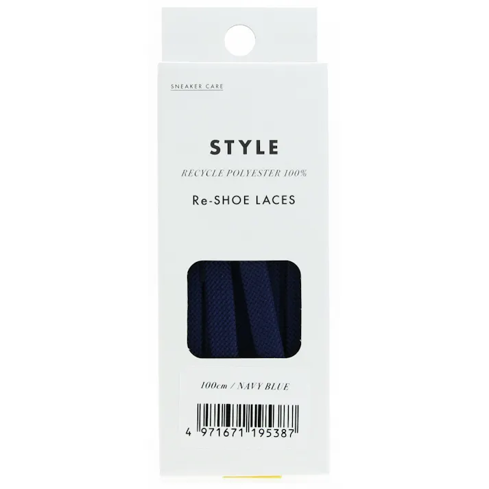 【10点まとめ買い】SNEAKER CARE Re-SHOE LACES 100センチ ネイビーブルー × 10点【送料込み】 #hrm-4971671195387
