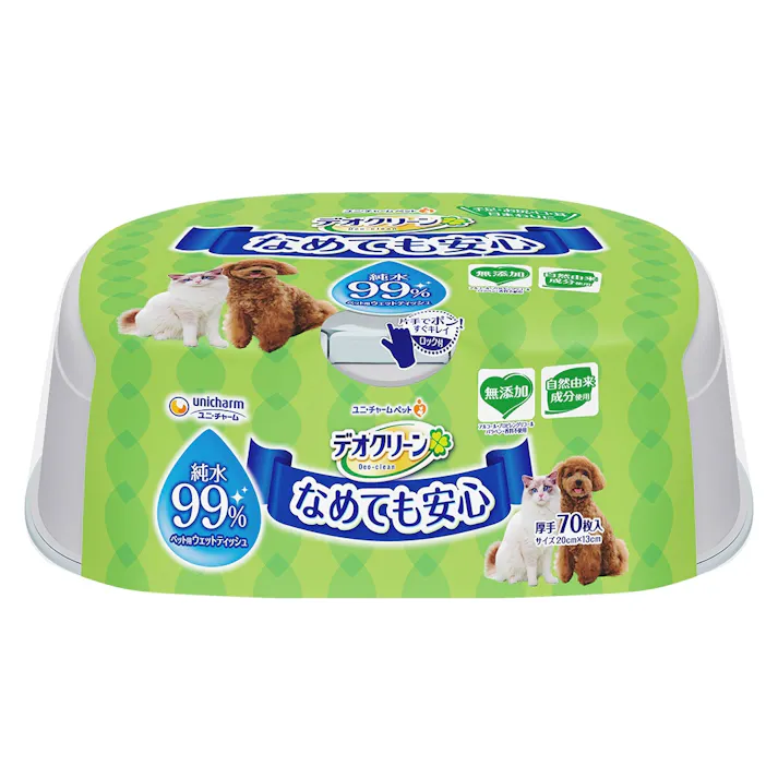 【12点まとめ買い】デオクリーン 純水99%ウェットティッシュ本体70枚 × 12点【送料込み】 #hrm-4520699652923