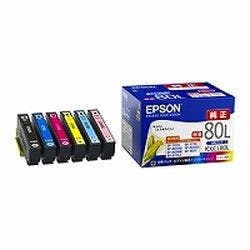 IC6CL80L インクカートリッジ(増量6色パック) インクカートリッジ・インクリボン IC6CL80L インクカートリッジ(増量6色パック) インクカートリッジ・インクリボン