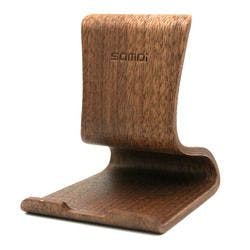 天然木スマホハイスタンド (ウォルナット) WSHS-WN スマートフォンアクセサリ 天然木スマホハイスタンド (ウォルナット) WSHS-WN スマートフォンアクセサリ