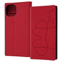 iPhone 14 / 13 ディズニー/耐衝撃 手帳/ミニー ケース・ストラップ iPhone 14 / 13 ディズニー/耐衝撃 手帳/ミニー ケース・ストラップ