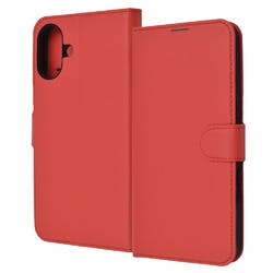 iPhone 16 Plus LS 耐衝撃 Mベルト シンプル 手帳型レザーケース/RD ケース・ストラップ iPhone 16 Plus LS 耐衝撃 Mベルト シンプル 手帳型レザーケース/RD ケース・ストラップ
