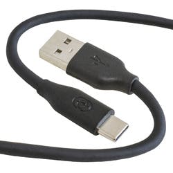 GP-ACU2S200CM/B USB Std-A to C 2.0M ケーブル ブラック パソコン・周辺機器