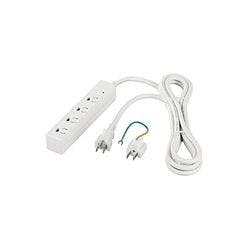 BSTAPMS3430WH RoHS 3ピン電源タップ 4個口 マグネット 3m ホワイト