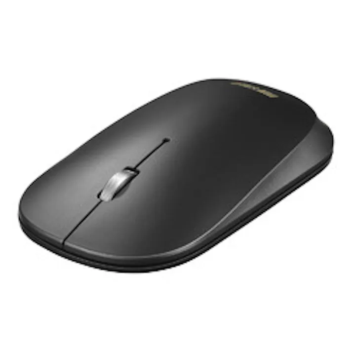 薄型 3ボタン Bluetooth BlueLEDマウス ノーマル ブラック