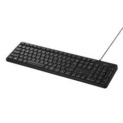 BSKBU340BK 有線 静音 フルキーボード日本語 ブラック パソコン・周辺機器 BSKBU340BK 有線 静音 フルキーボード日本語 ブラック パソコン・周辺機器