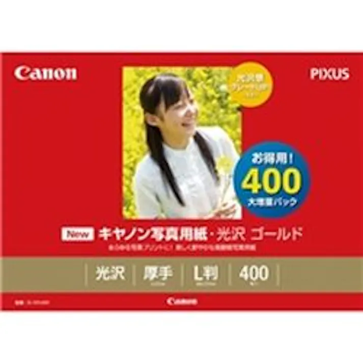 GL-101L400 キヤノン写真用紙・光沢 ゴールド L判 400枚
