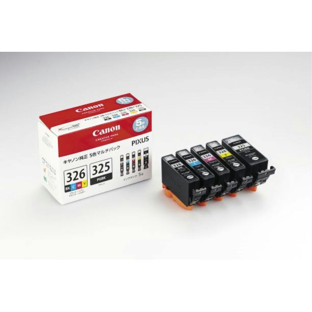 BCI-326+325/5MP インクタンク マルチパック インクカートリッジ・インクリボン BCI-326+325/5MP インクタンク マルチパック インクカートリッジ・インクリボン