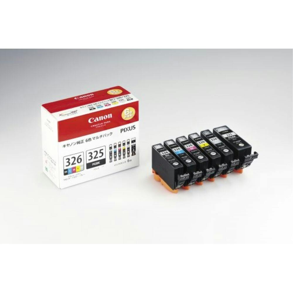 BCI-326+325/6MP インクタンク マルチパック インクカートリッジ・インクリボン BCI-326+325/6MP インクタンク マルチパック インクカートリッジ・インクリボン