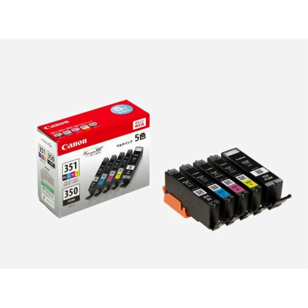 BCI-351+350/5MP インクタンク (BK/C/M/Y) | 文房具・事務用品 通販