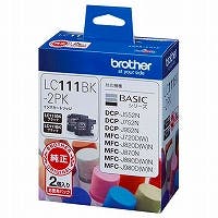 インクカートリッジ ブラック2個パック LC111BK-2PK インクカートリッジ・インクリボン インクカートリッジ ブラック2個パック LC111BK-2PK インクカートリッジ・インクリボン