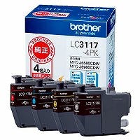 レッツ&ゴー!! WGP ラミネートカードコレクション インクカートリッジ 4色パック LC3117-4PK | 文房具・事務用品