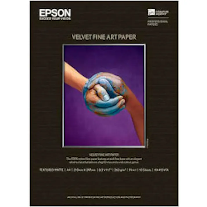 KA410VF AVelvet Fine Art Paper (A4/10枚入り)