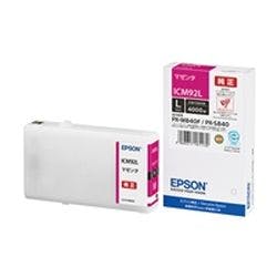 ICM92Lビジネスインクジェット用 インクカートリッジL(マゼンタ) インクカートリッジ・インクリボン ICM92Lビジネスインクジェット用 インクカートリッジL(マゼンタ) インクカートリッジ・インクリボン