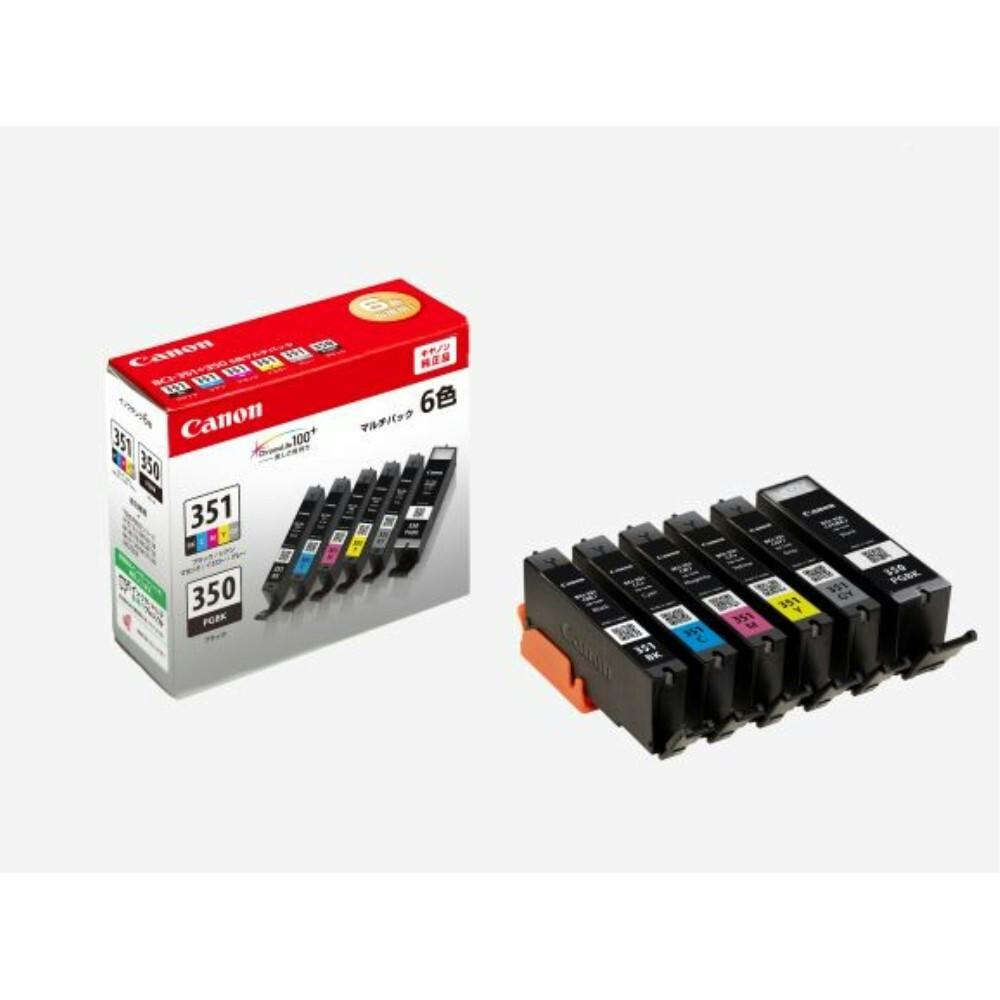 BCI-351+350/6MP インクタンク (BK/C/M/Y/GY) インクカートリッジ・インクリボン BCI-351+350/6MP インクタンク (BK/C/M/Y/GY) インクカートリッジ・インクリボン