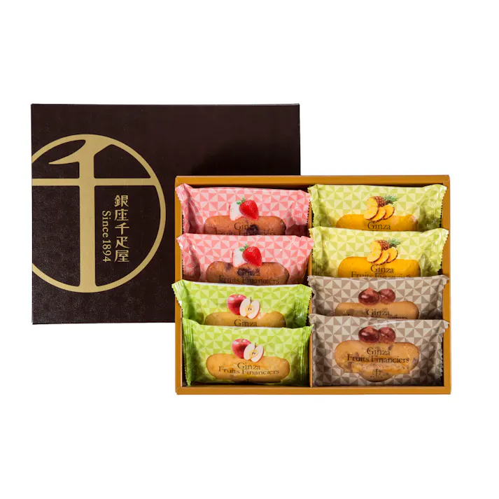 【常温】「銀座千疋屋」 銀座フルーツフィナンシェ 8個 送料込み 食品 #0820118-1
