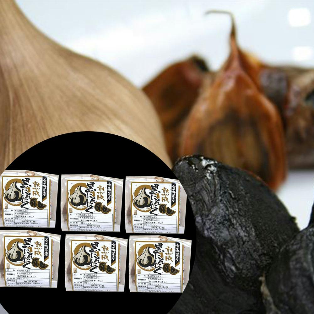 青森産 熟成黒にんにく Mサイズ×6個 送料込み 食品 #1700007 その他食品 青森産 熟成黒にんにく Mサイズ×6個 送料込み 食品 #1700007 その他食品