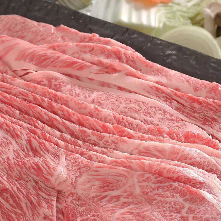 【冷凍】滋賀 「徳志満」 近江牛ロースすき焼しゃぶしゃぶ用 1kg (ロース) 送料込み 食品 #2400008