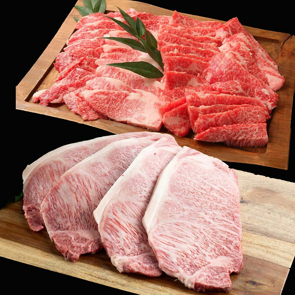 滋賀 「徳志満」 近江牛焼肉・ステーキ (ステーキ 150g×4枚 焼肉 バラ 1kg) 送料込み 食品 #2400012 その他食品 滋賀 「徳志満」 近江牛焼肉・ステーキ (ステーキ 150g×4枚 焼肉 バラ 1kg) 送料込み 食品 #2400012 その他食品