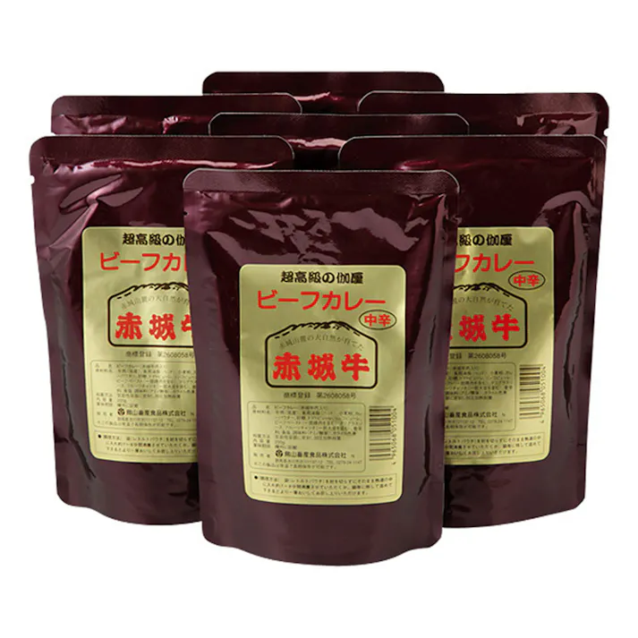 【常温】群馬 赤城牛カレー ゴールドタイプ 200g×7 (中辛) 送料込み 食品 #2970031