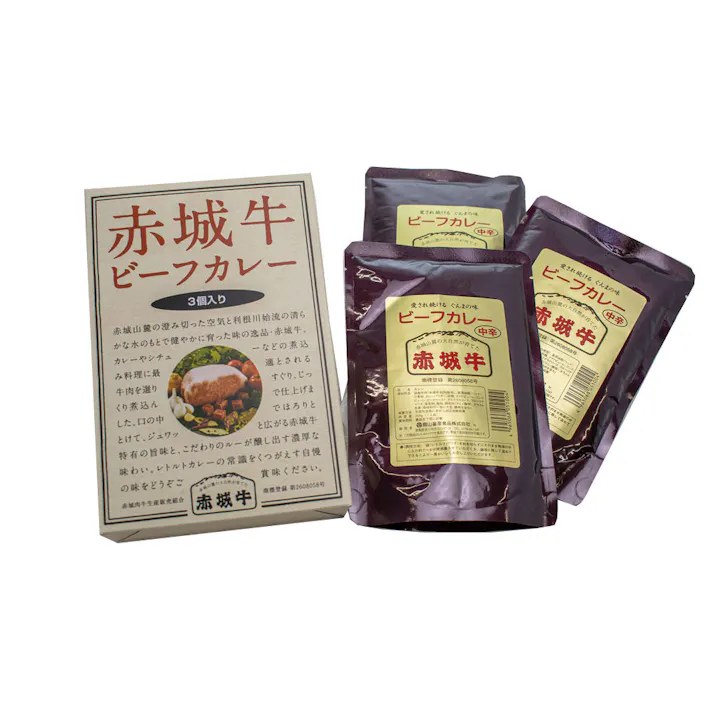 【常温】群馬 赤城牛カレー ゴールドタイプ 200g×7 (中辛) 送料込み 食品 #2970031
