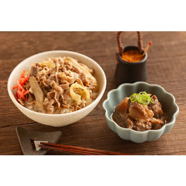 【冷凍】大阪 「日本料理 寺田」 国産牛すじ煮込みと牛丼の素 送料込み 食品 #320060