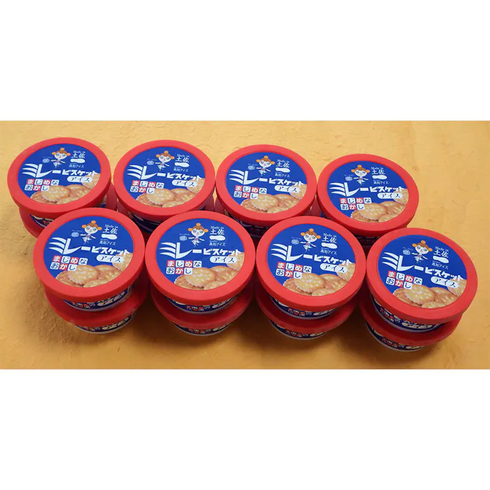 【冷凍】高知 ミレービスケットアイス 100ml×16個 送料込み 食品 #3410007