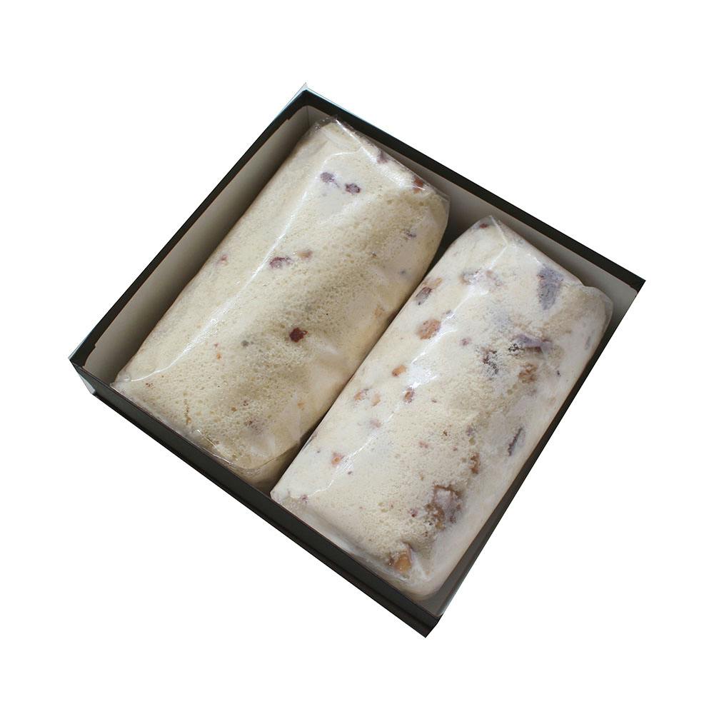 冷凍】岐阜「新杵堂」 渋皮栗入栗きんとんロール 送料込み 食品