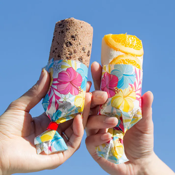 【冷凍】Rolls NewYork アイスロールアソート (オレンジ4本 ストロベリーチョコ4本) 送料込み 食品 #3460068