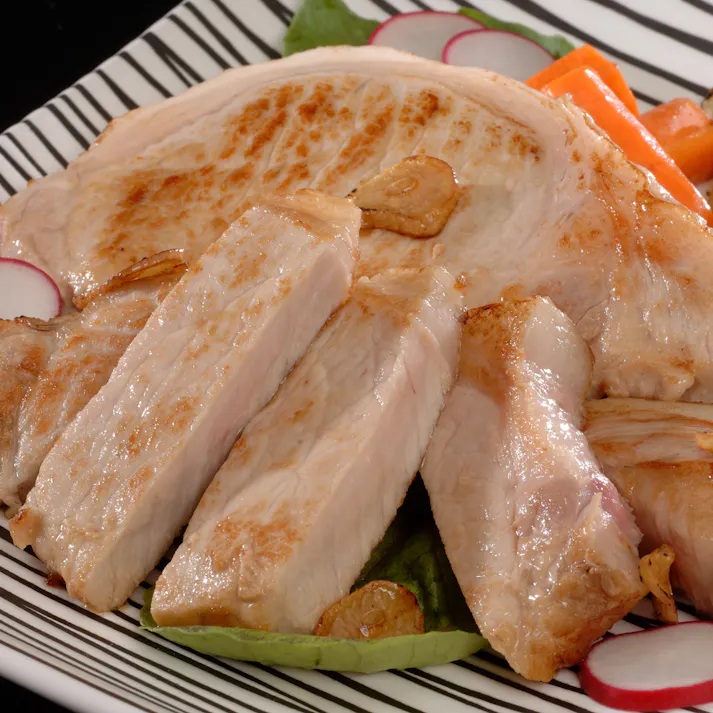 【冷凍】長野 信州オレイン豚 ロースステーキ 300g 送料込み 食品 #3950094