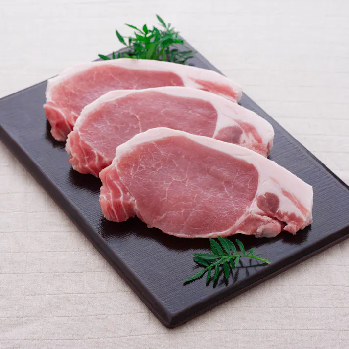 【冷凍】長野 信州くりん豚ロースステーキ 300g 送料込み 食品 #3950099
