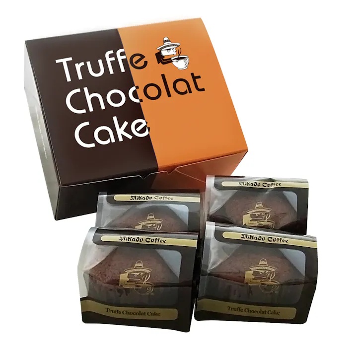 【常温】東京「ミカド珈琲」トリュフショコラケーキ 4個 送料込み 食品 #4570036