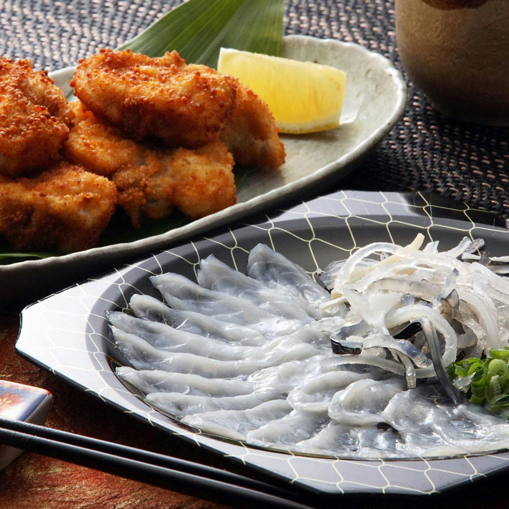大分豊後とらふぐ刺身と玄界灘しろさばふぐ唐揚げ 送料込み 食品 #4660039 その他食品 大分豊後とらふぐ刺身と玄界灘しろさばふぐ唐揚げ 送料込み 食品 #4660039 その他食品