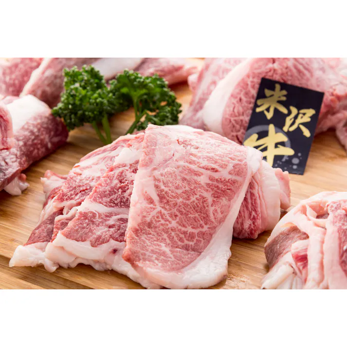 【冷凍】山形 米沢牛焼肉 送料込み 食品 #5500039