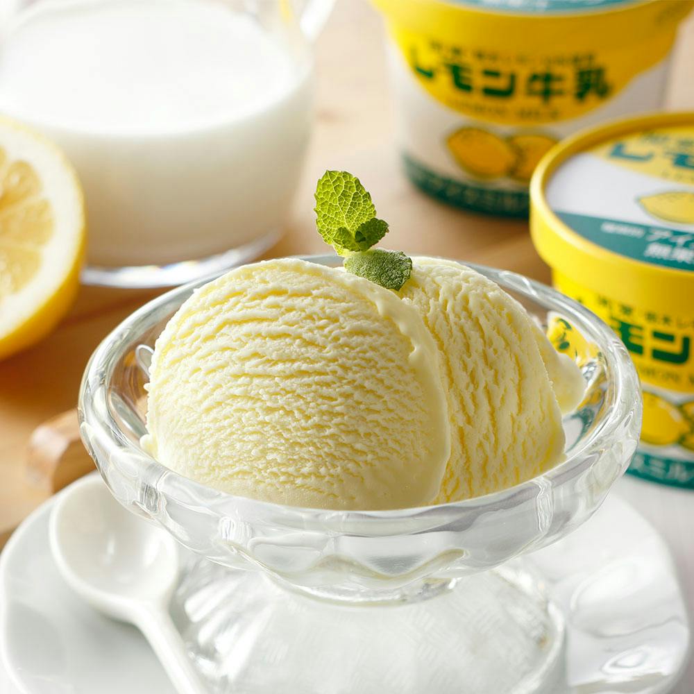 冷凍】栃木 レモン牛乳カップアイス 140ml×12個 送料込み 食品