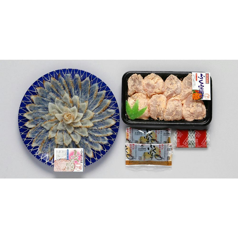 冷凍】福岡 「ふく太郎本部」 ふく炙り刺身とふくから揚げ 送料込み