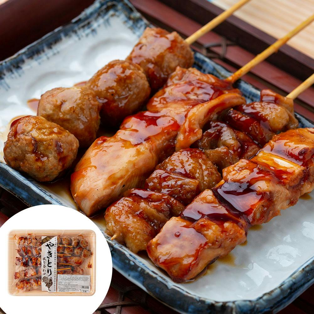 国産焼鳥盛り合わせ(タレ付加熱済タイプ) A 送料込み 食品 #7240003 その他食品 国産焼鳥盛り合わせ(タレ付加熱済タイプ) A 送料込み 食品 #7240003 その他食品