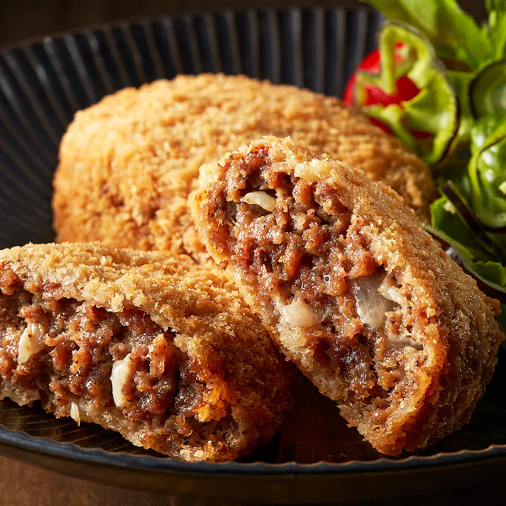 【冷凍】大阪 「洋食Revo」 黒毛和牛メンチカツ (8個) 送料込み 食品 #7240038