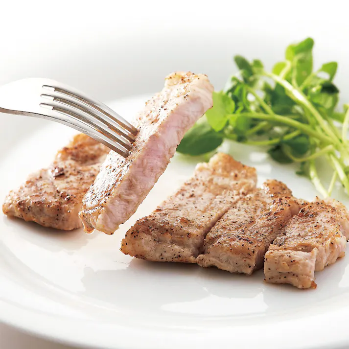 【冷凍】沖縄琉球ロイヤルポーク ロースステーキ(計800g) 送料込み 食品 #7240101