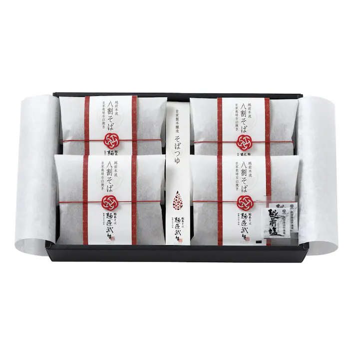【冷蔵】福井 「麺匠武生」 越前本流 八割そば 4食 送料込み 食品 #7670002